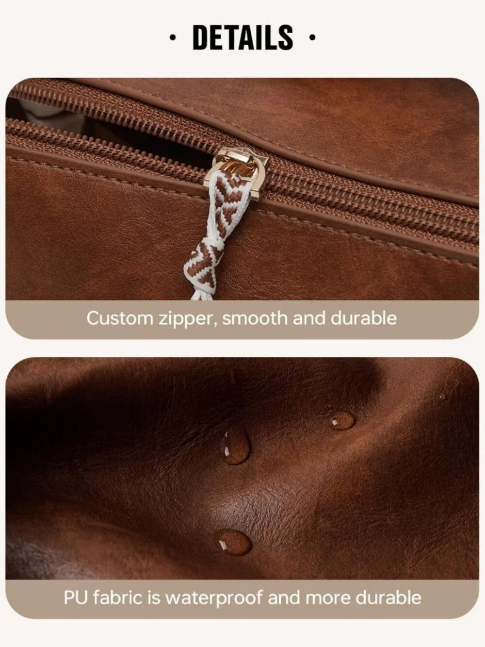 Large Capacity Waterproof Makeup Bag | Portable Toiletry Organizer for Travel